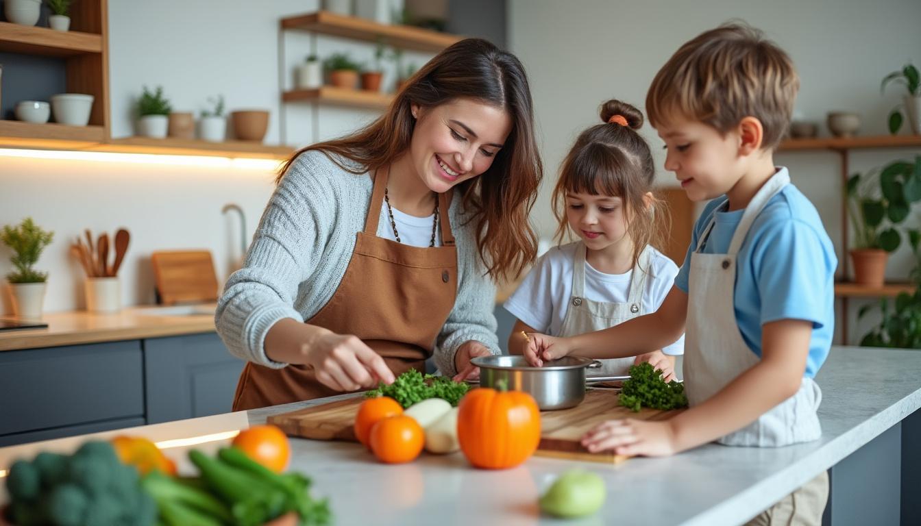 participez à un atelier cuisine pour enfants, une activité ludique et éducative idéale pour renforcer les liens familiaux tout en s'amusant et apprenant ensemble.
