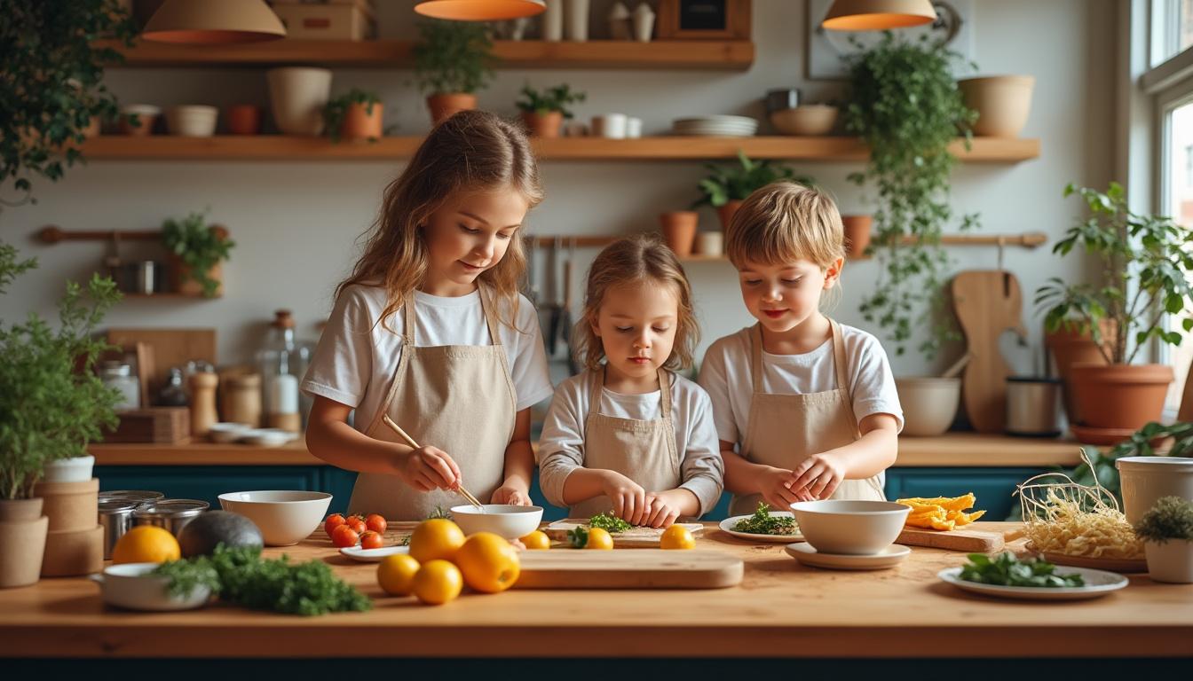 participez à un atelier cuisine pour enfants, une activité ludique et éducative idéale pour partager des moments conviviaux en famille.