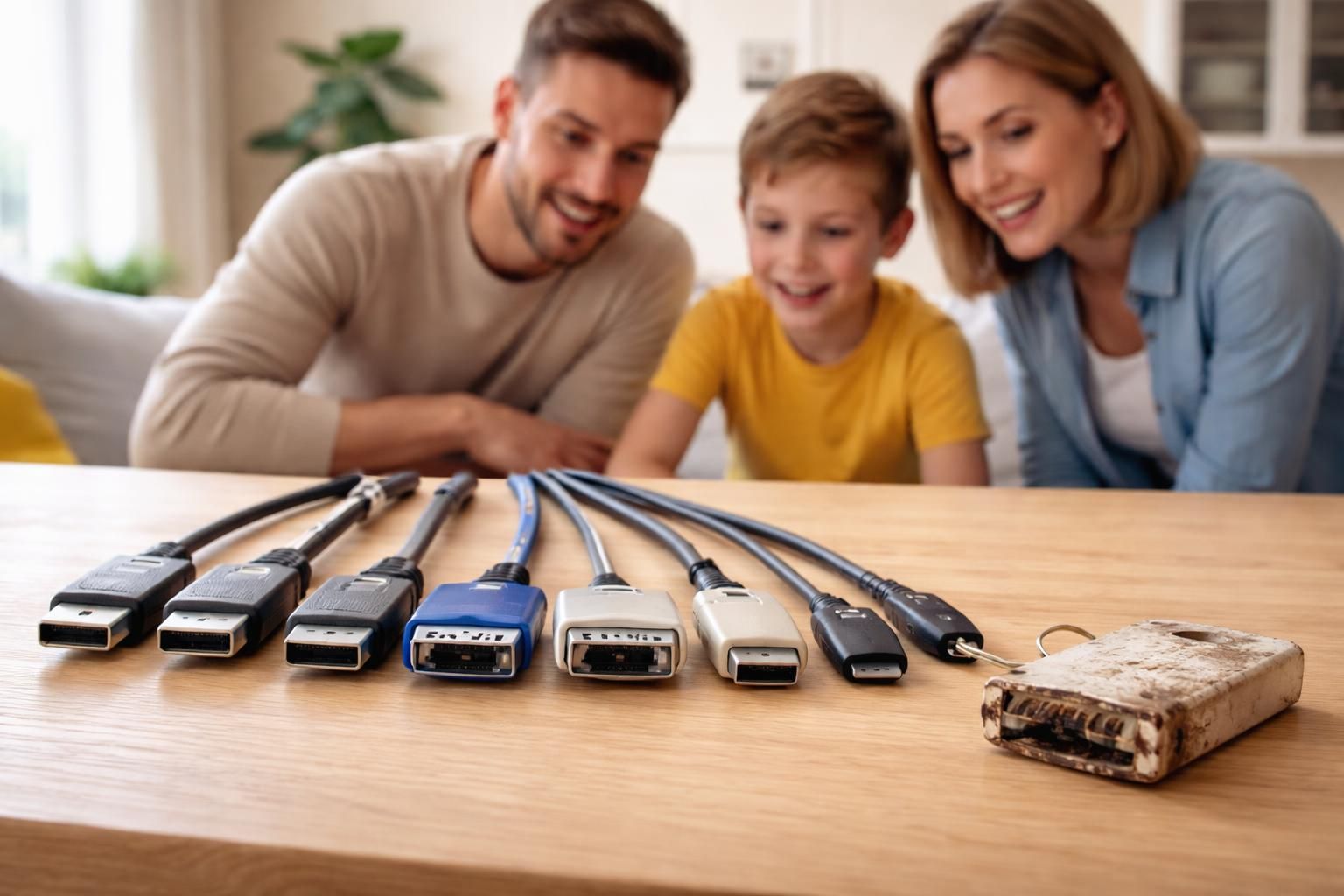 découvrez notre guide familial pour choisir les bons câbles d'écran et éviter les mauvais adaptateurs, afin d'assurer une connexion optimale et sans problème.
