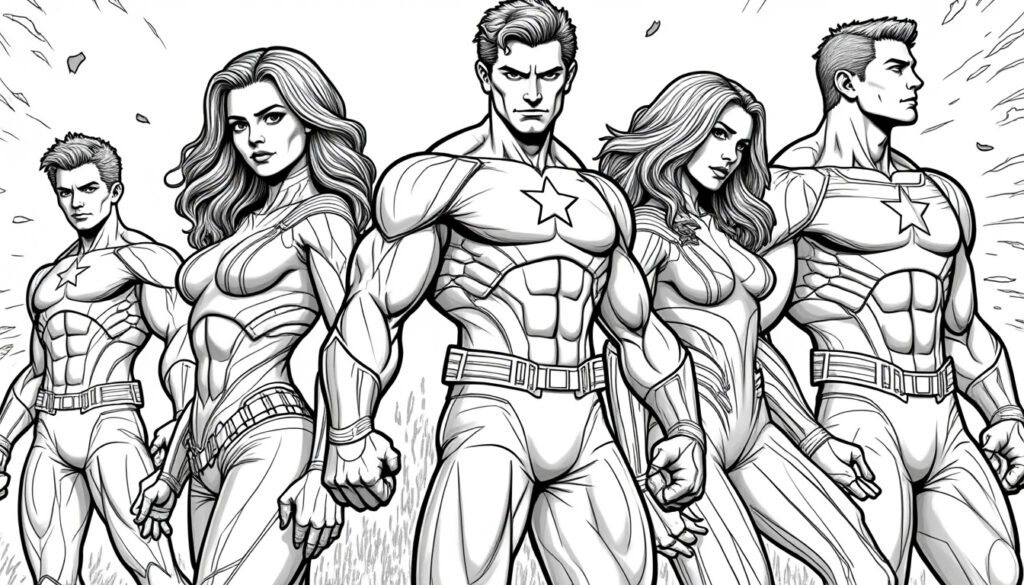 découvrez notre sélection de coloriages marvel à imprimer en pdf : une activité ludique et créative idéale pour tous les fans de super-héros, petits et grands !