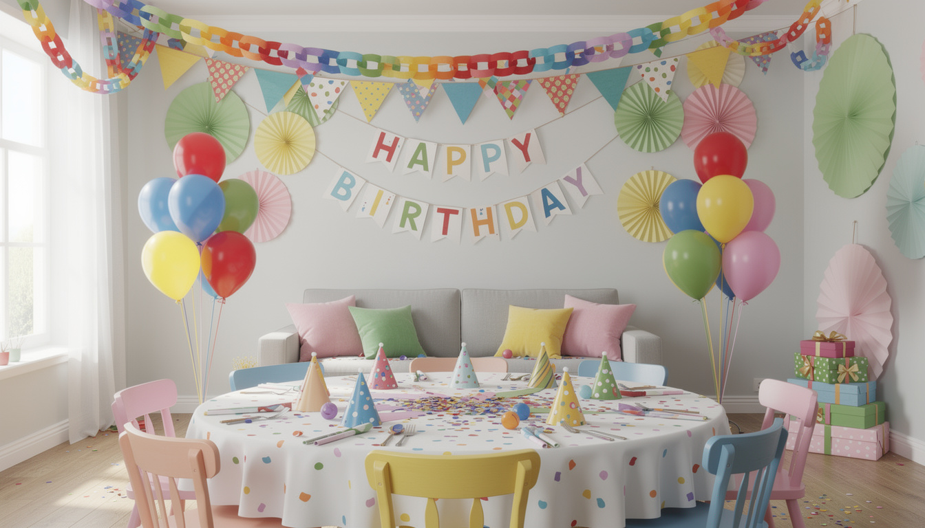 découvrez comment choisir la guirlande joyeux anniversaire parfaite pour enfant afin de créer une décoration festive et inoubliable qui fera sensation lors de la fête.
