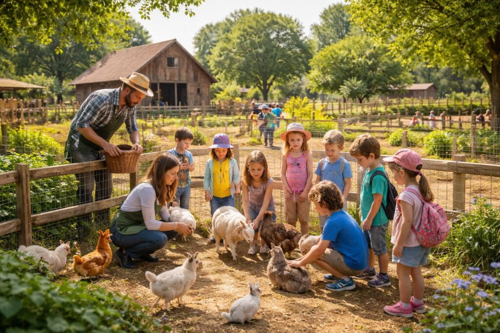 découvrez comment une ferme pédagogique à bourges stimule la curiosité et l'apprentissage des enfants à travers des activités ludiques et éducatives en contact avec les animaux et la nature.