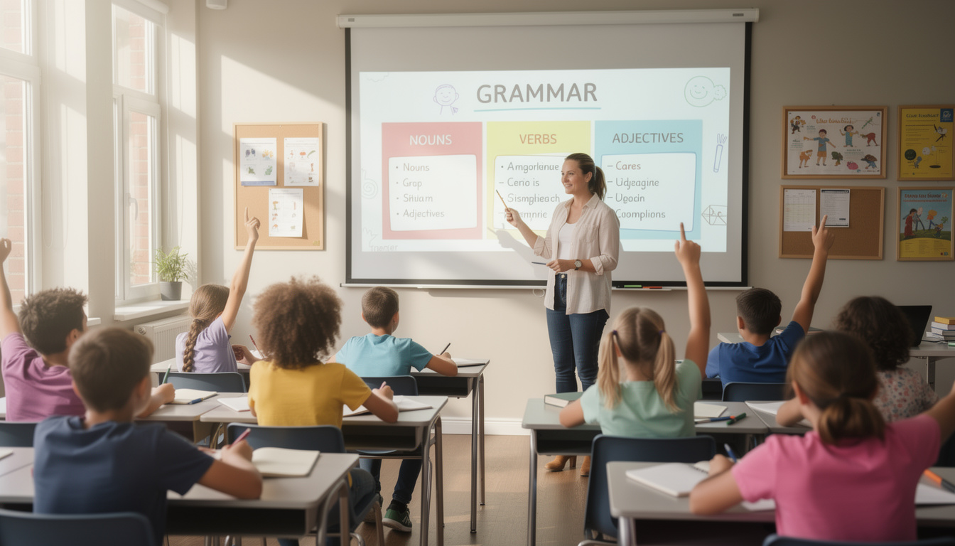 découvrez comment utiliser efficacement la classe grammaticale grâce à un tableau pédagogique conçu pour faciliter l'enseignement et la compréhension des élèves.