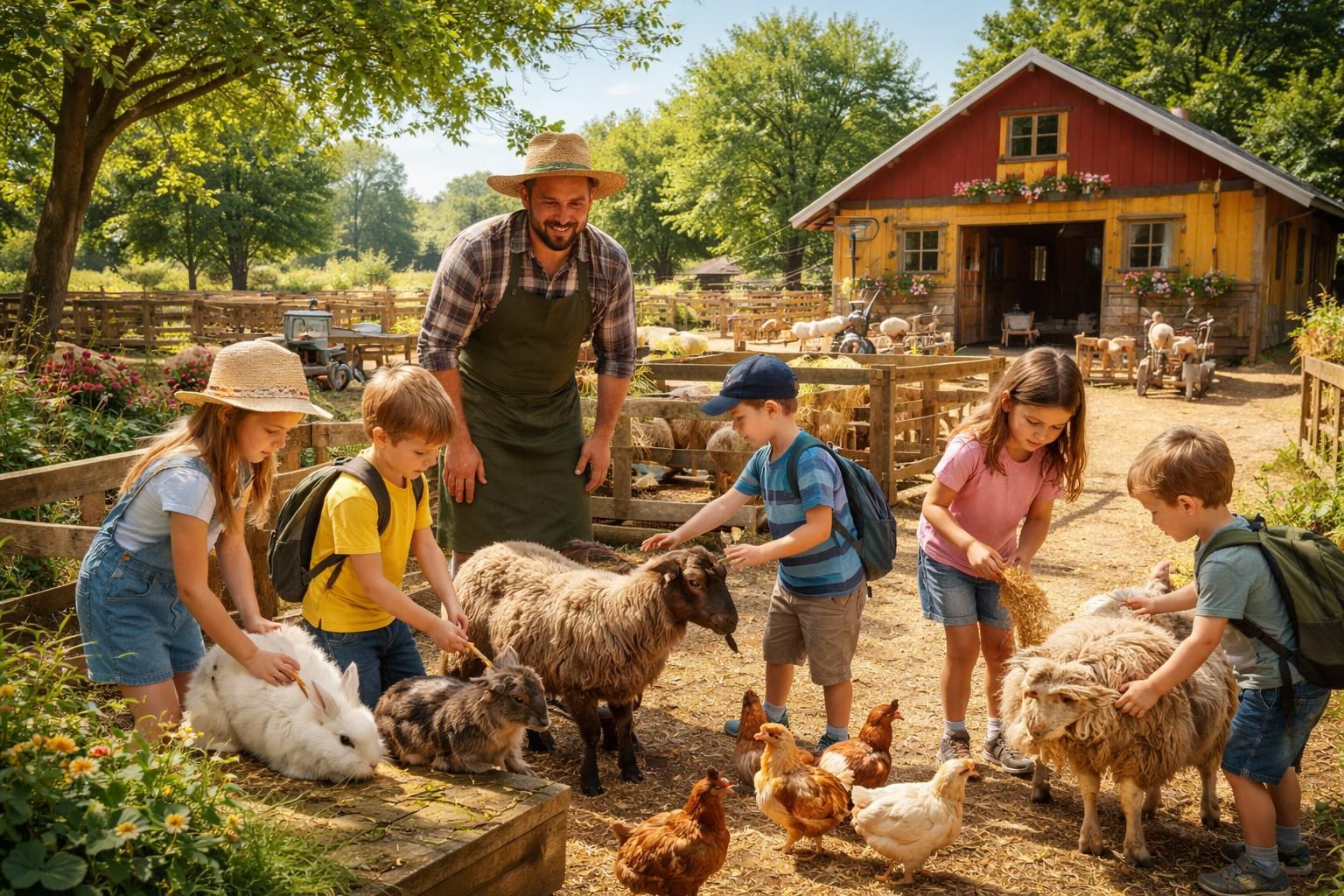découvrez la magie d'une ferme pédagogique à lens, un lieu idéal pour les enfants où ils peuvent apprendre en s'amusant au contact des animaux et de la nature.