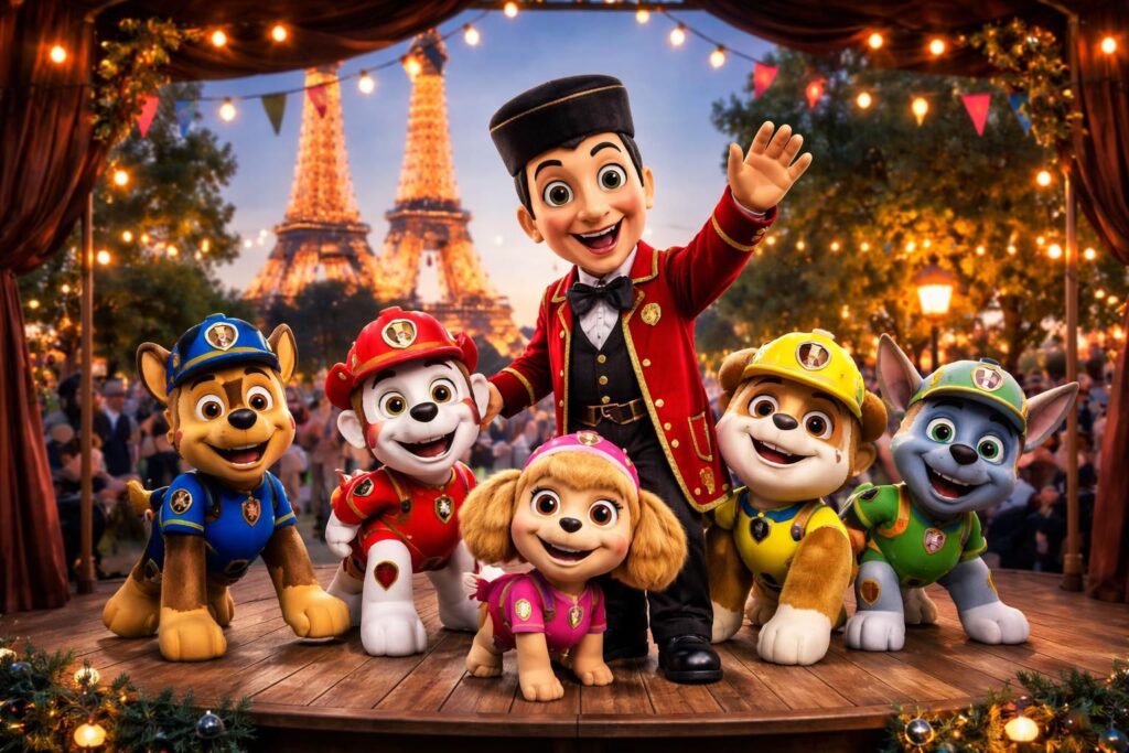plongez dans un spectacle inoubliable à paris avec les aventures captivantes de guignol et pat patrouille, un rendez-vous magique pour toute la famille.