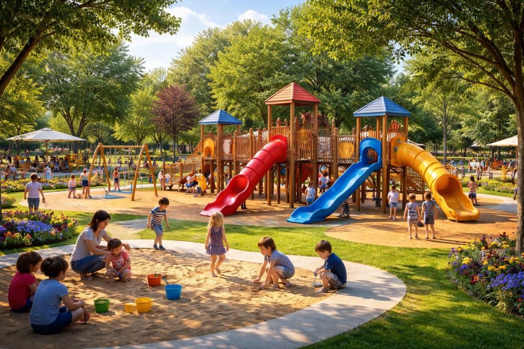 trouvez les meilleurs parcs pour enfants près de chez vous et profitez de journées mémorables en famille avec des activités adaptées à tous les âges.