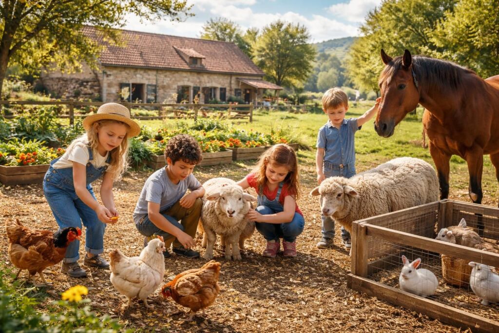 plongez au cœur d'une ferme pédagogique à besançon et découvrez une expérience unique alliant nature, animaux et apprentissage pour petits et grands.