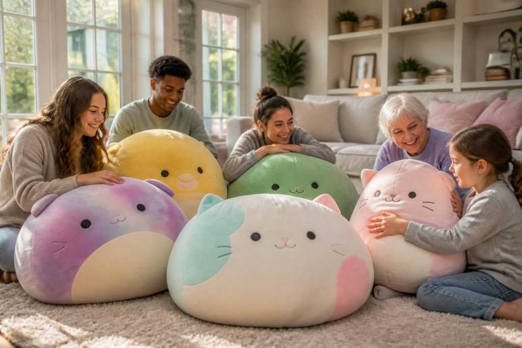 explorez les squishies géants, la nouvelle tendance incontournable pour le bien-être. détente, anti-stress et plaisir garantis avec ces jouets géants et doux.