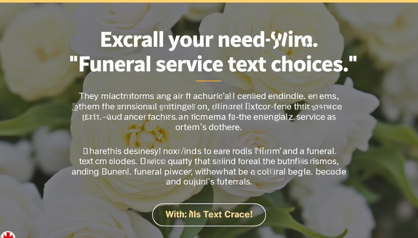 découvrez des exemples de textes émouvants pour les obsèques de votre grand-mère, conçus pour toucher le cœur et rendre hommage avec douceur et sincérité.