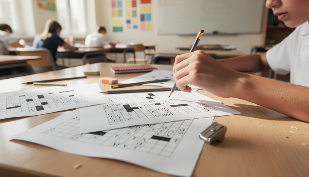 découvrez des idées de jeux avec des mots croisés à imprimer pour animer vos cours au collège et rendre l'apprentissage ludique et interactif.