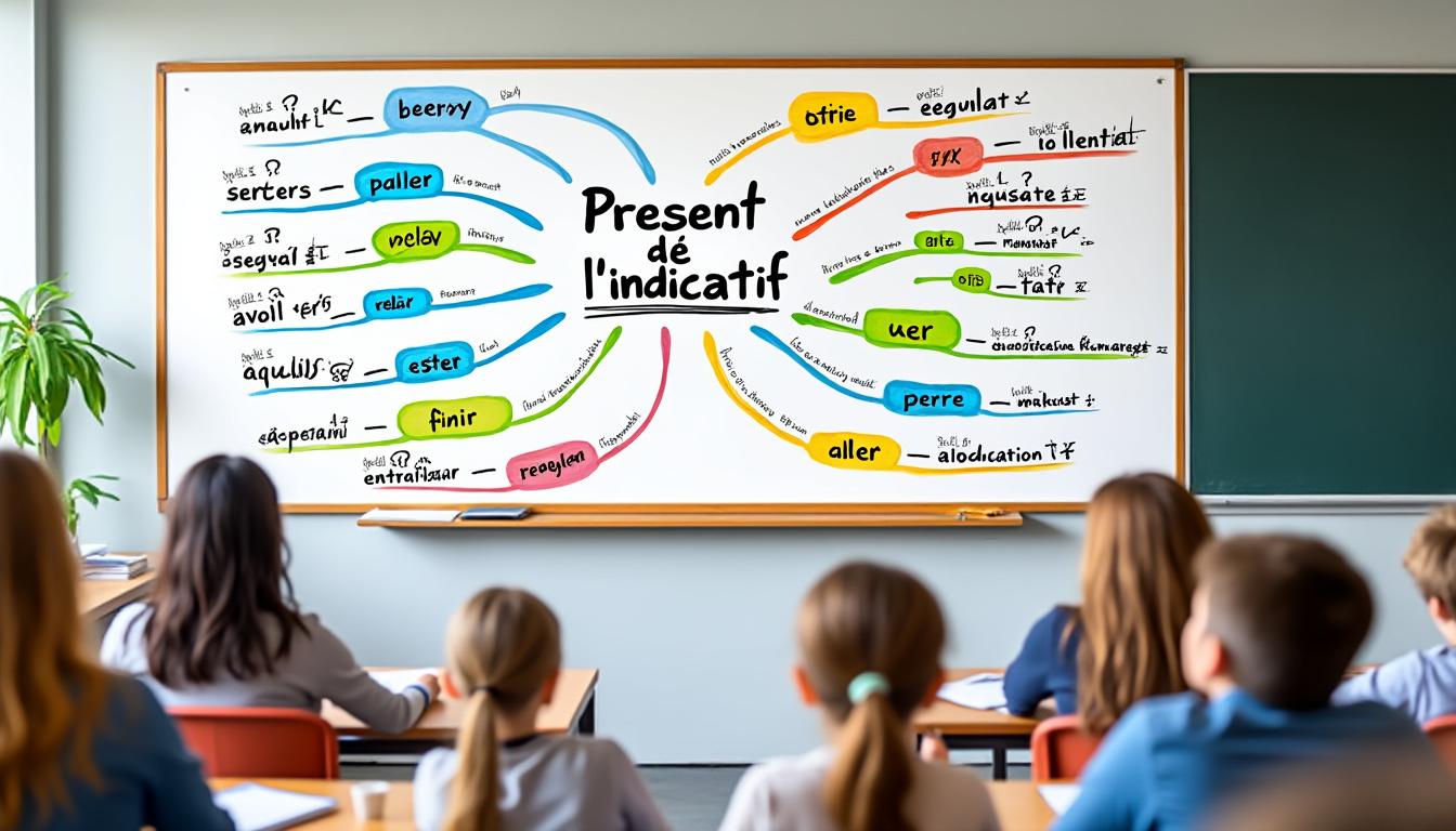 découvrez comment utiliser une carte mentale pour enseigner le présent de l'indicatif en classe. cette innovation pédagogique facilite la compréhension et stimule l'engagement des élèves dans l'apprentissage du français.