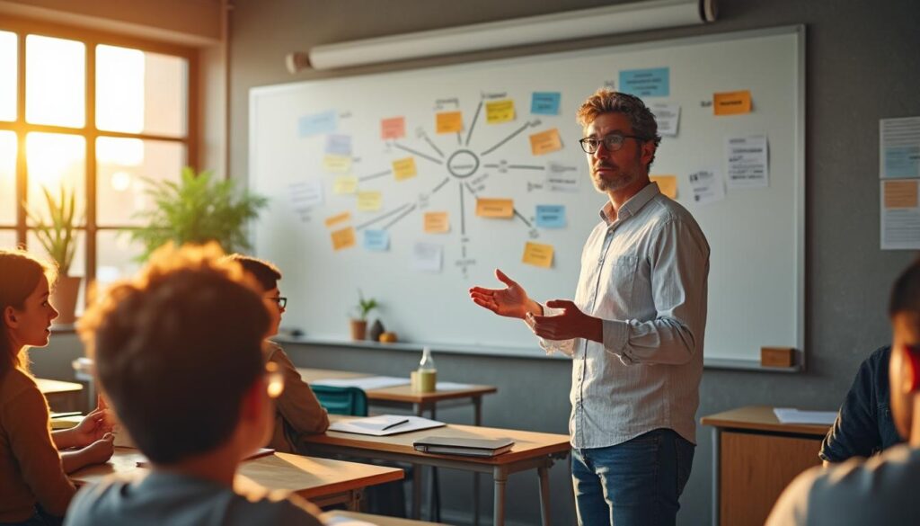 découvrez comment la carte mentale révolutionne l'enseignement du présent de l'indicatif en classe : une approche innovante pour faciliter la compréhension et la mémorisation des élèves.