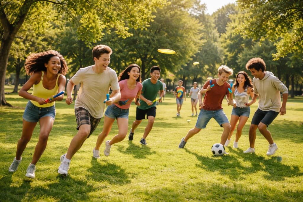 découvrez des idées de jeux à faire dehors pour les ados, et créez des souvenirs inoubliables en plein air grâce à notre guide complet.