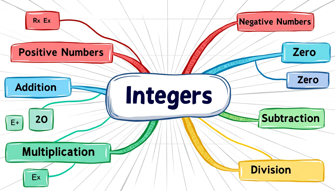 découvrez comment la carte mentale sur les nombres relatifs vous aide à organiser et simplifier vos idées grâce à une méthode visuelle claire et efficace. idéal pour apprendre et mémoriser facilement !