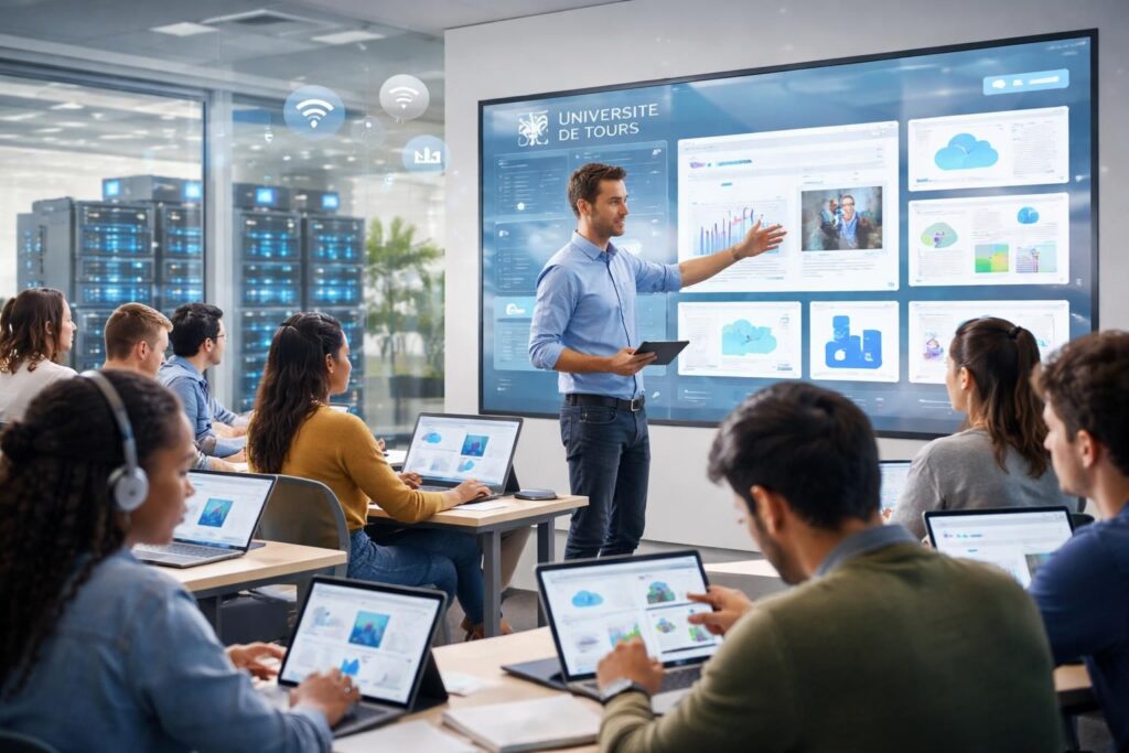 découvrez comment l'ent de l'université de tours facilite la digitalisation de l'enseignement en offrant des outils innovants pour étudiants et enseignants.