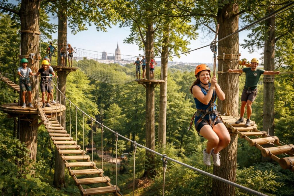 découvrez les 5 sites d'accrobranche incontournables à rennes pour une aventure en pleine nature, idéale pour toute la famille et les amateurs de sensations fortes.