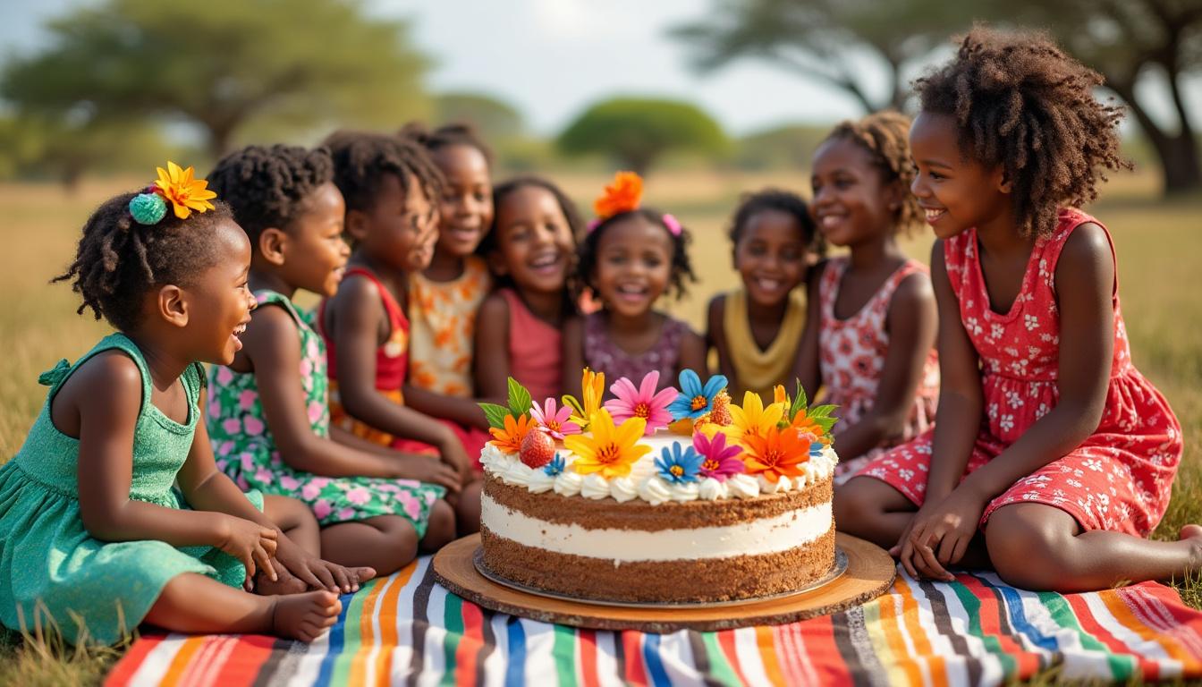 découvrez comment organiser un anniversaire d'enfant inoubliable dans la savane africaine en surmontant les défis uniques liés à ce cadre exceptionnel.