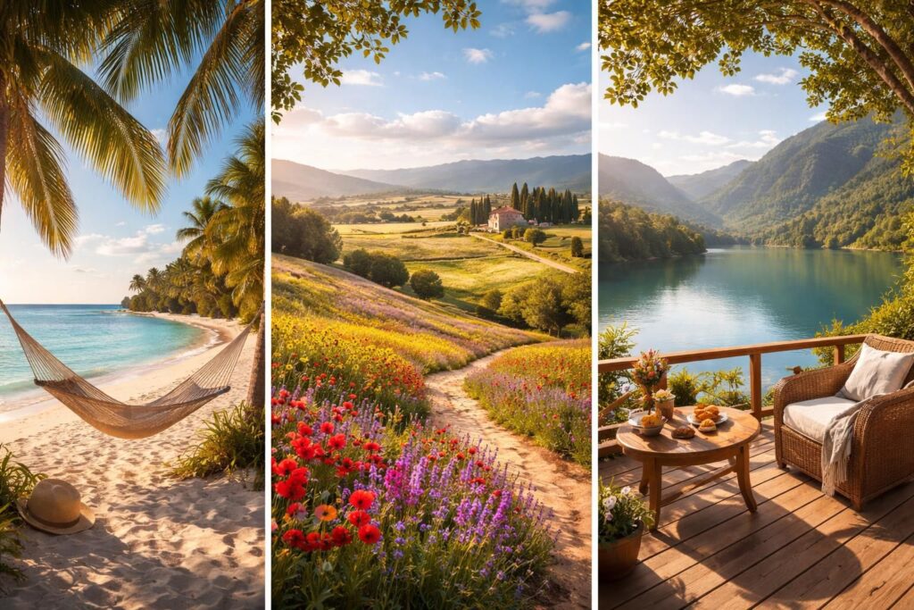 découvrez les meilleures destinations pour des vacances de printemps relaxantes et profitez d'une escapade parfaite pour vous détendre et recharger vos batteries.