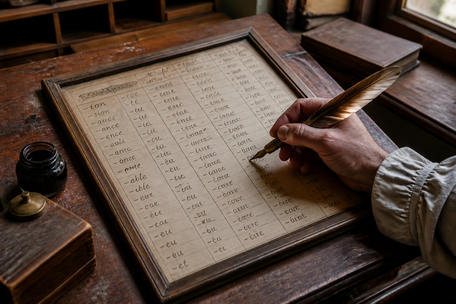 découvrez tous les secrets du tableau des suffixes et maîtrisez leur utilisation grâce à notre guide complet et facile à comprendre.