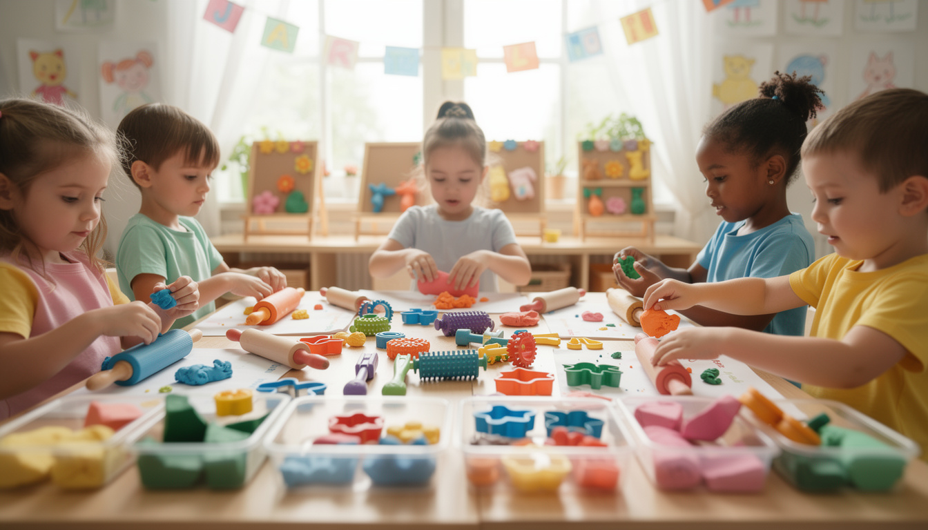 découvrez comment l'atelier pâte à modeler colorée stimule le développement tactile des enfants, en favorisant leur motricité fine, leur créativité et leur apprentissage sensoriel dès le plus jeune âge.