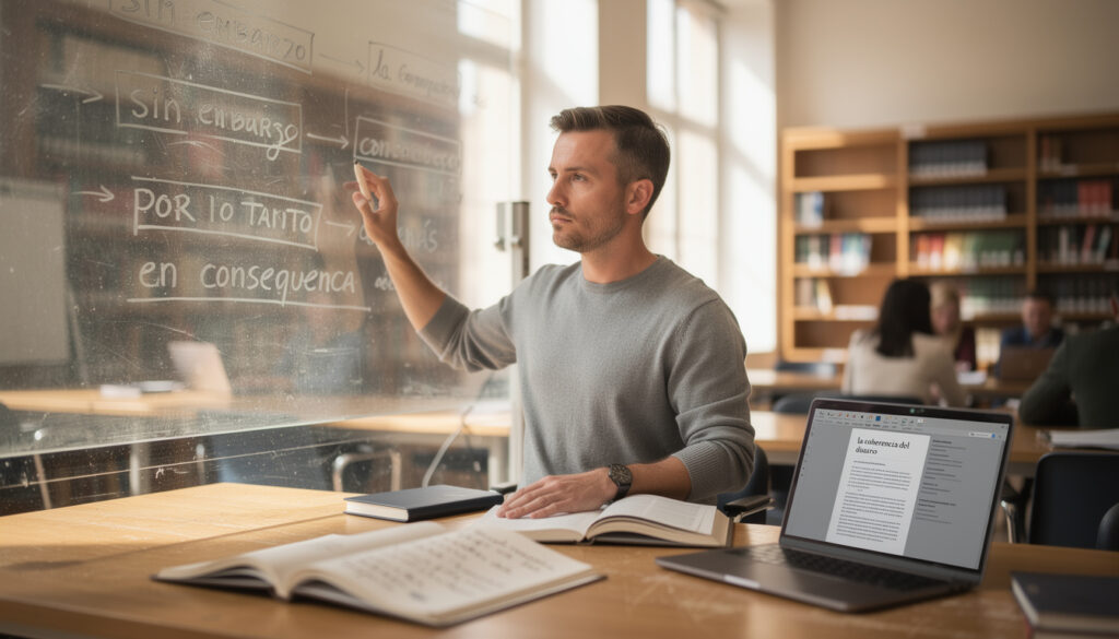 découvrez pourquoi les connecteurs logiques en espagnol sont essentiels pour structurer et clarifier le discours académique, améliorant ainsi la cohérence et la qualité des travaux écrits.