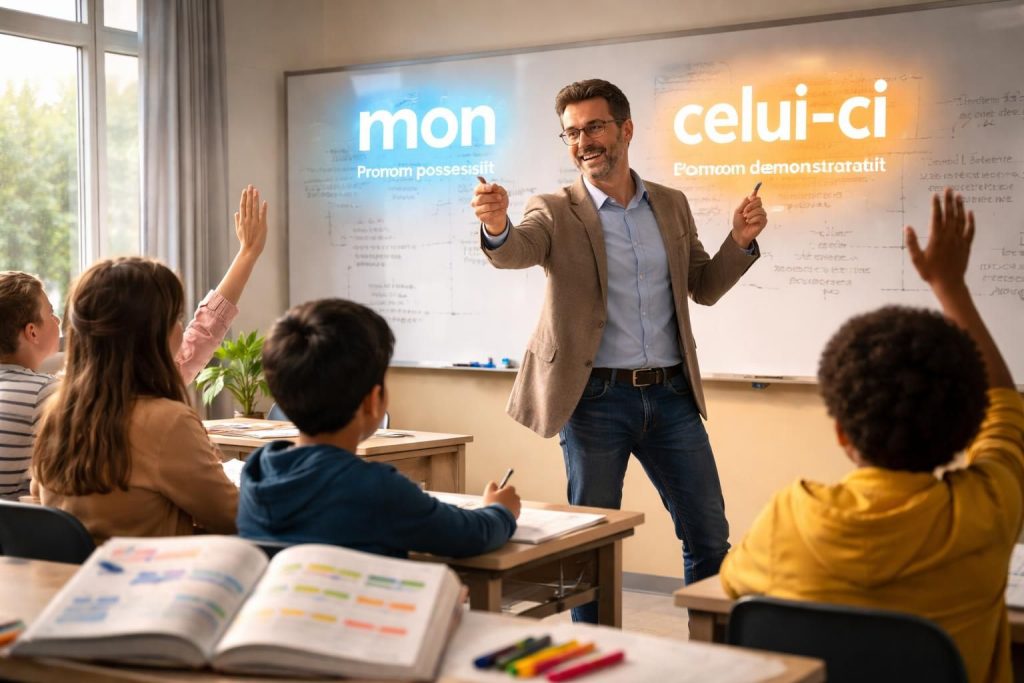 découvrez pourquoi les pronoms possessifs et démonstratifs sont essentiels pour construire des phrases claires et précises en français.