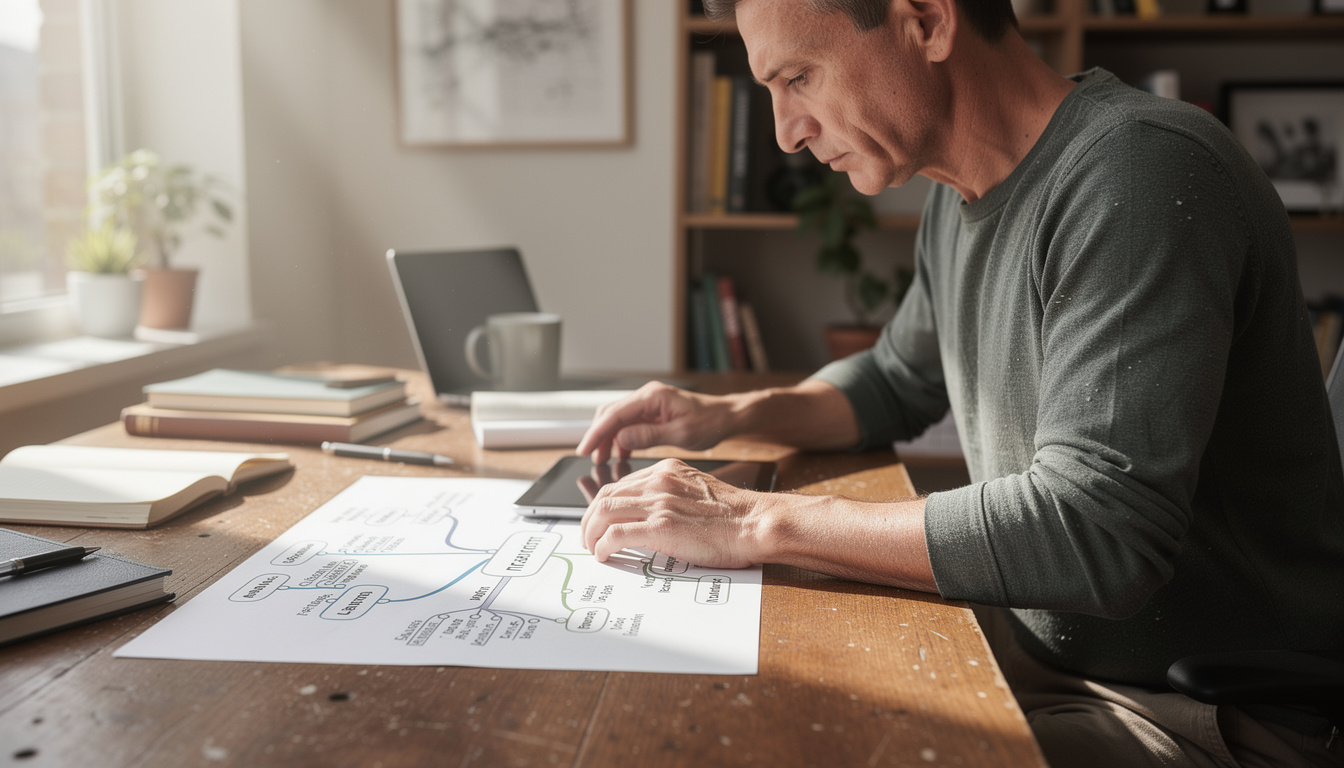 découvrez comment optimiser votre apprentissage du présent de l'indicatif grâce à une carte mentale claire et organisée, idéale pour mémoriser efficacement les conjugaisons.