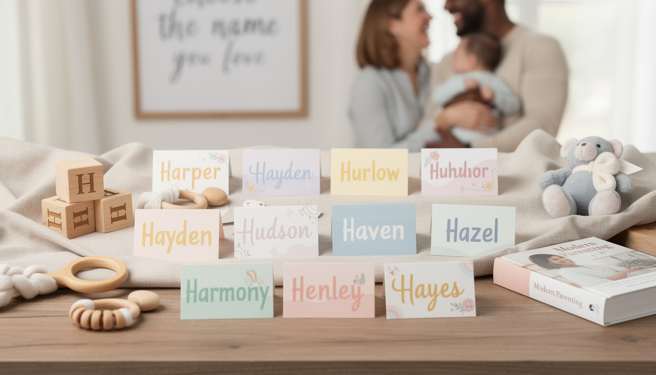 découvrez une liste inspirante de prénoms mixtes non genrés commençant par h pour choisir un prénom unique et moderne.