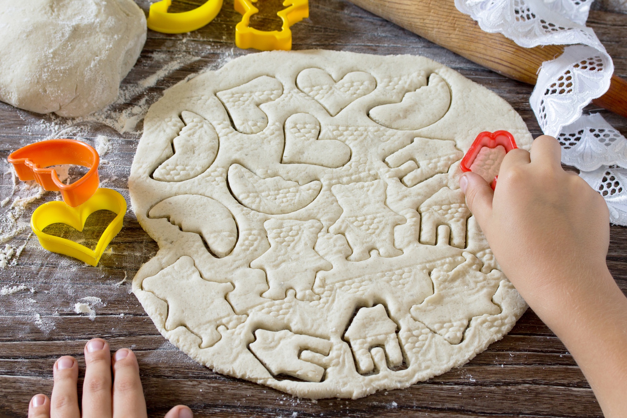 cuisson de la pâte à sel