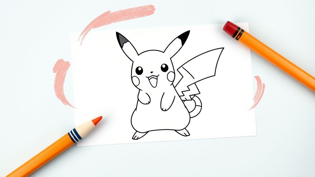 coloriage carte Pokemon